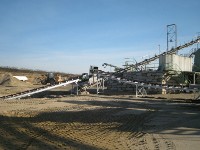 Land belt (350 meters)