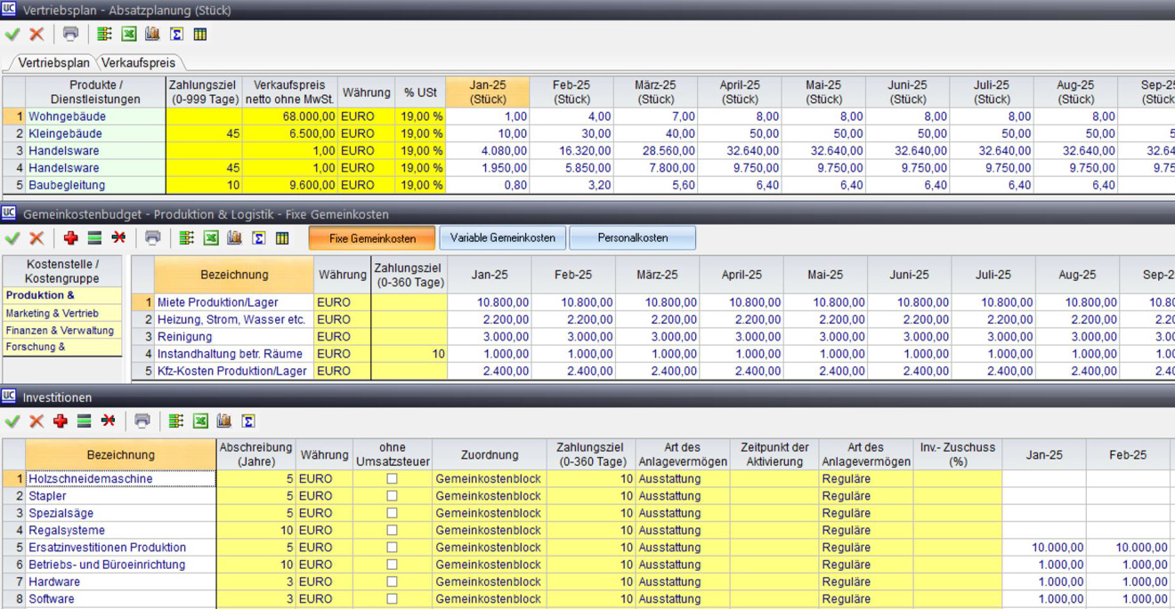 UnternehmensCONTROLLER – Integrierte Finanzplanung