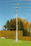 Freistehender Kurbelmast, kippbar