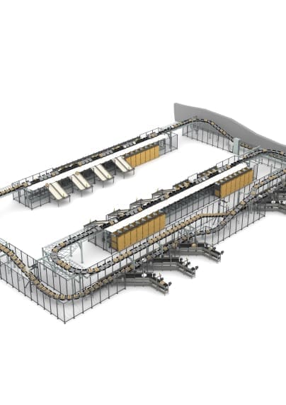 ferag.denisort Tilt-Tray-Sorter