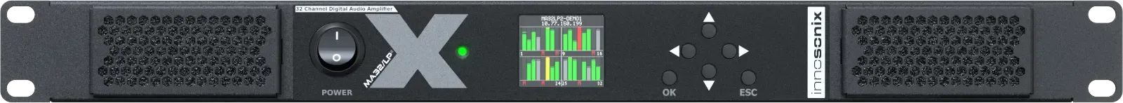 LP² Range – 1U High-Density-DSP-Mehrkanalverstärker