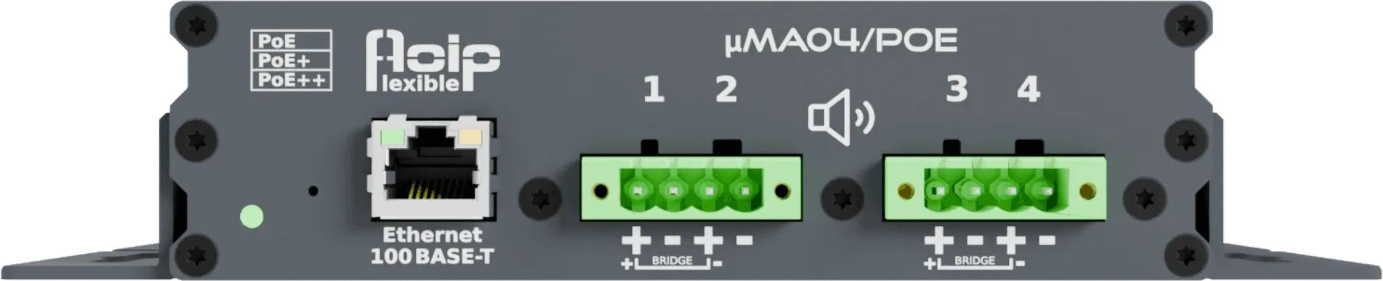 Micro Maxx – kompakte DSP- & PoE-Verstärker (µMA04/PoE)