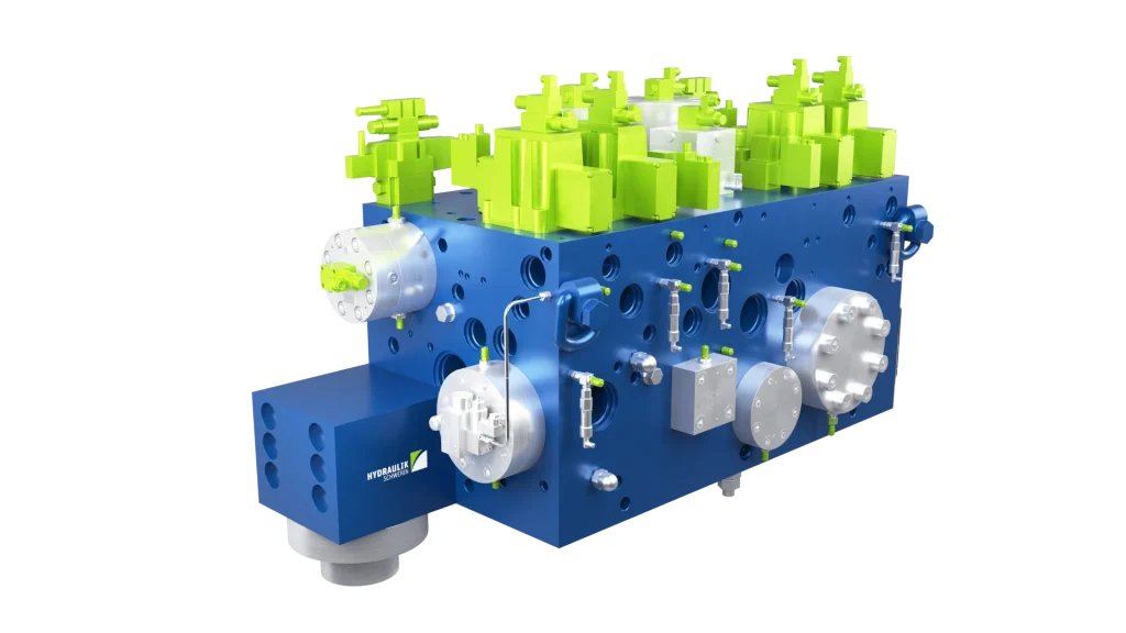 Bestückter Hydraulik-Steuerblock