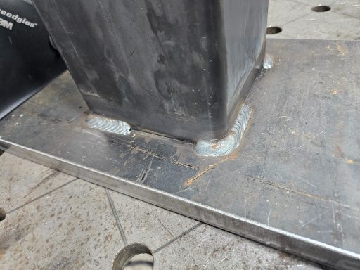 Geschweißte Metallkonstruktion
