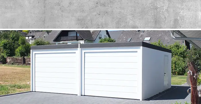 Stahlbeton-Fertiggaragen und Carports