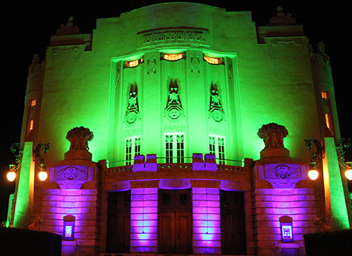 RGBW-Außenbeleuchtung Staatstheater Cottbus