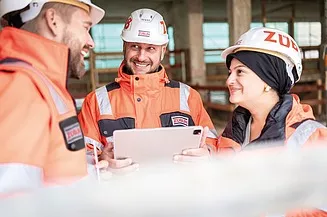 Arbeiten in der Baulogistik