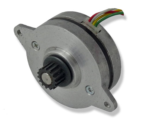 Flacher Hybrid-Schrittmotor 0,9°