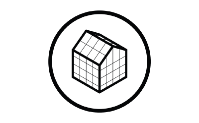 Photogrammetrisches 3D-Modell Gebäude