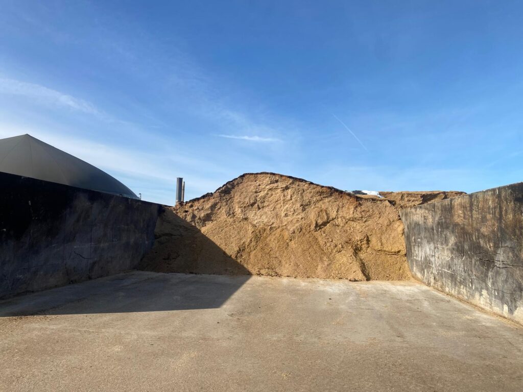 Siloeinrichtung Biogasanlage
