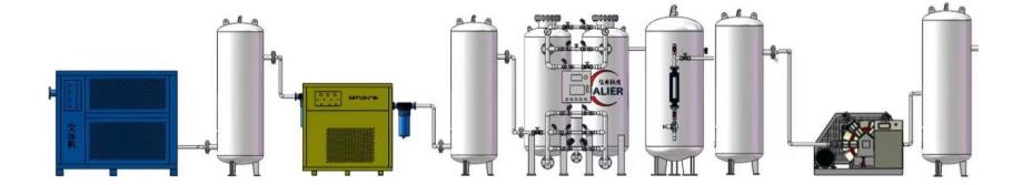 PSA-Gassystem