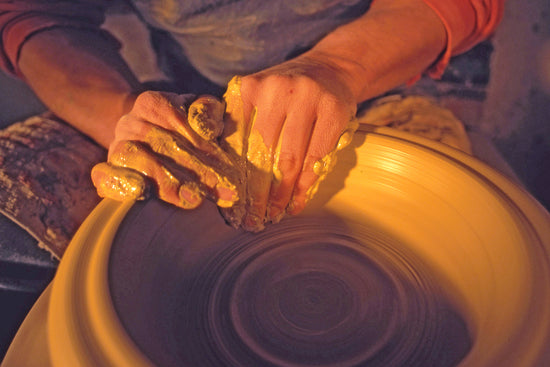 Pottery craft in the workshop