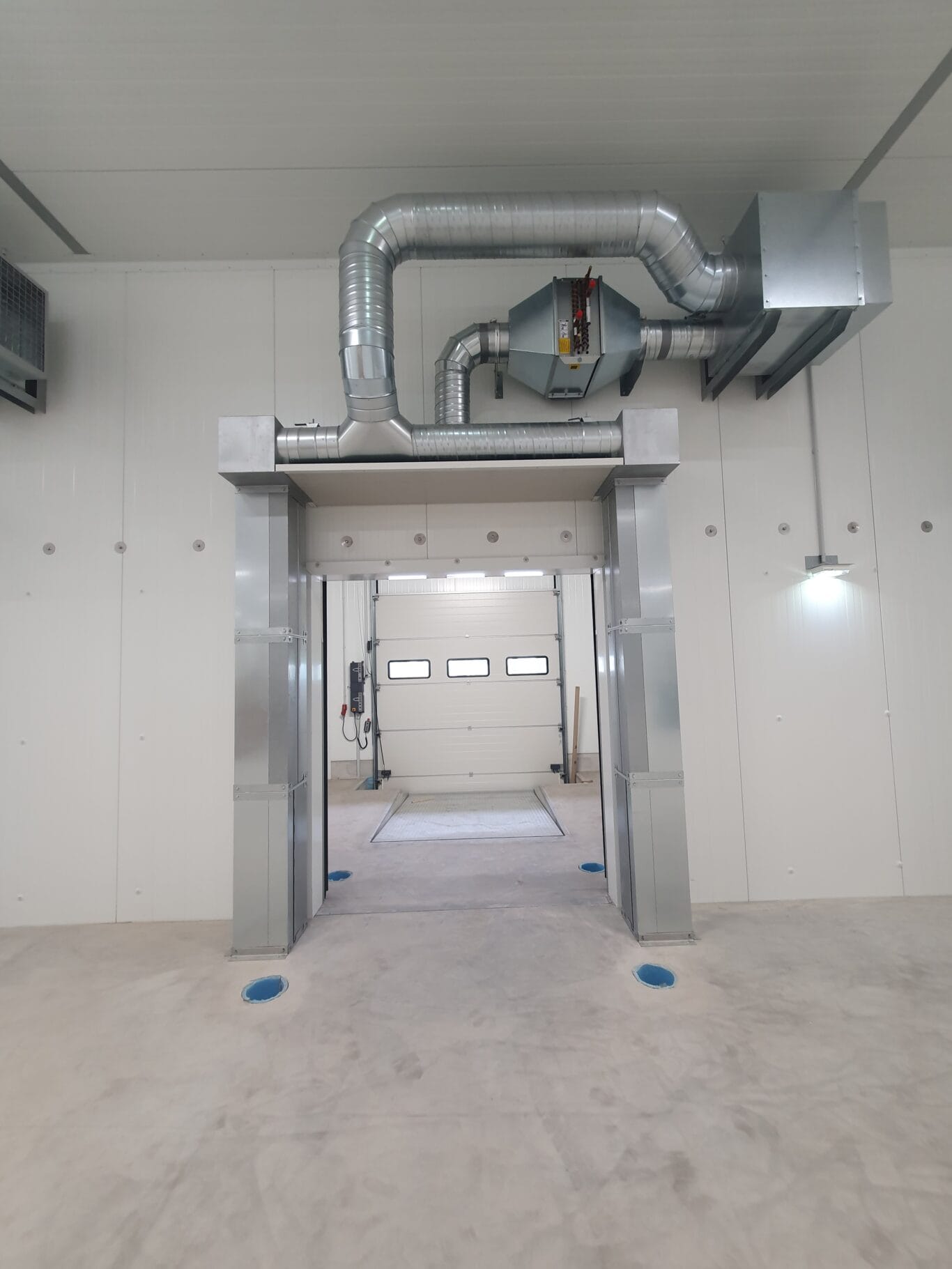 Powerstream® Luftschleier an Gefrierraum