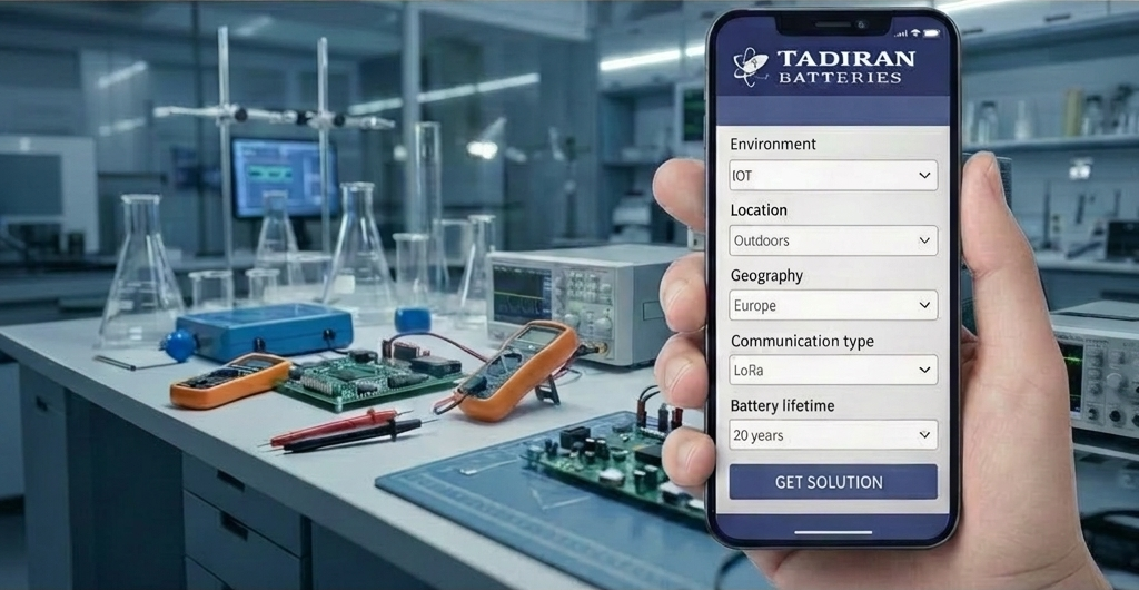 Tadiran Battery Calculator (Online-Auswahltool)
