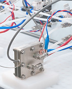 Komplett ausgerüstete AEM-Elektrolysezelle 5 cm²