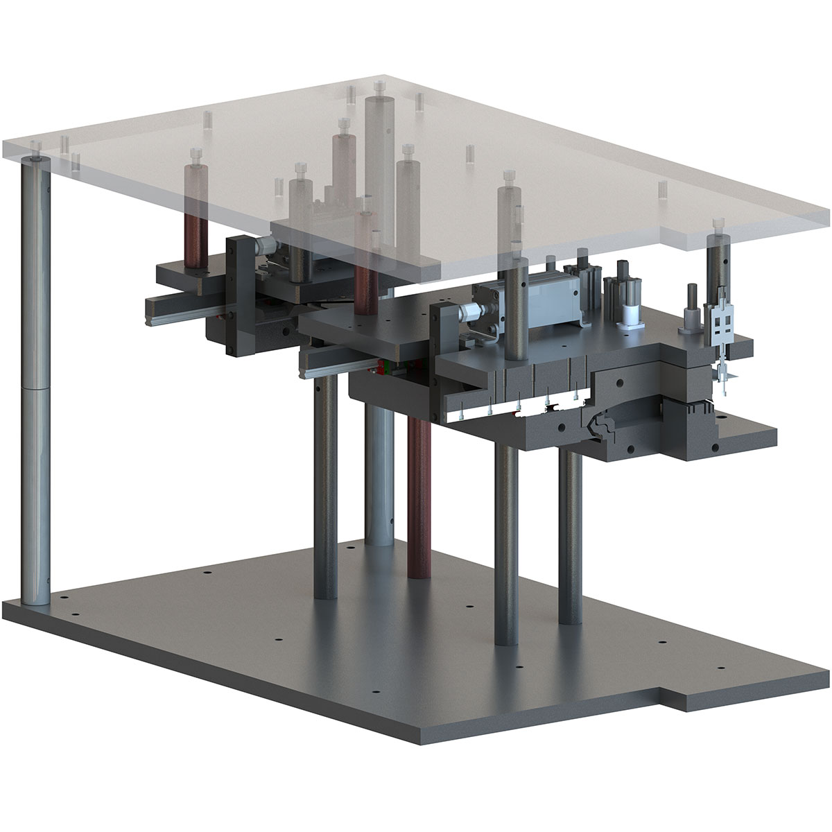 3D-CAD-Konstruktion einer Sondermaschine