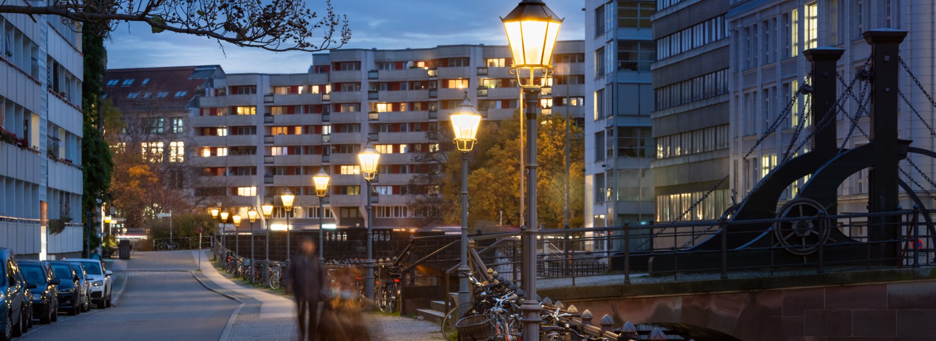 Historische Leuchten Friedrichsgracht Berlin