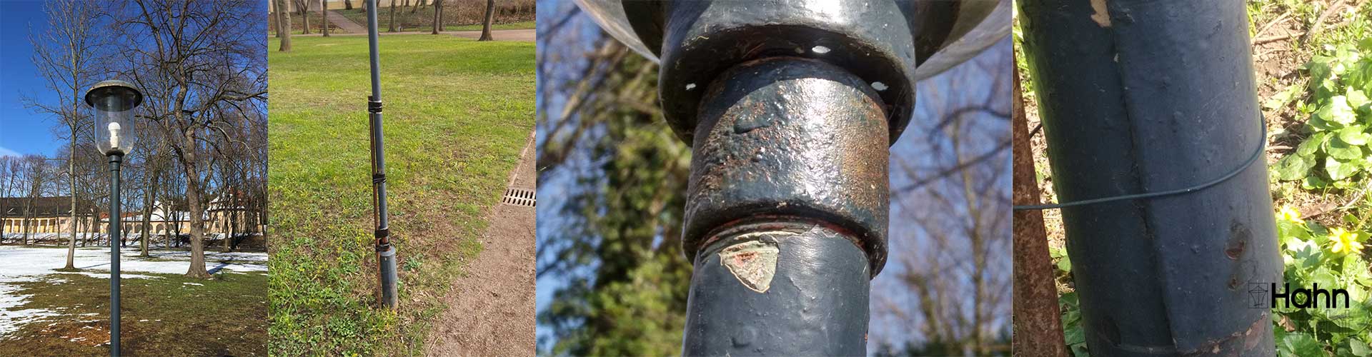 Rekonstruierte Mastleuchte Bad Lauchstädt