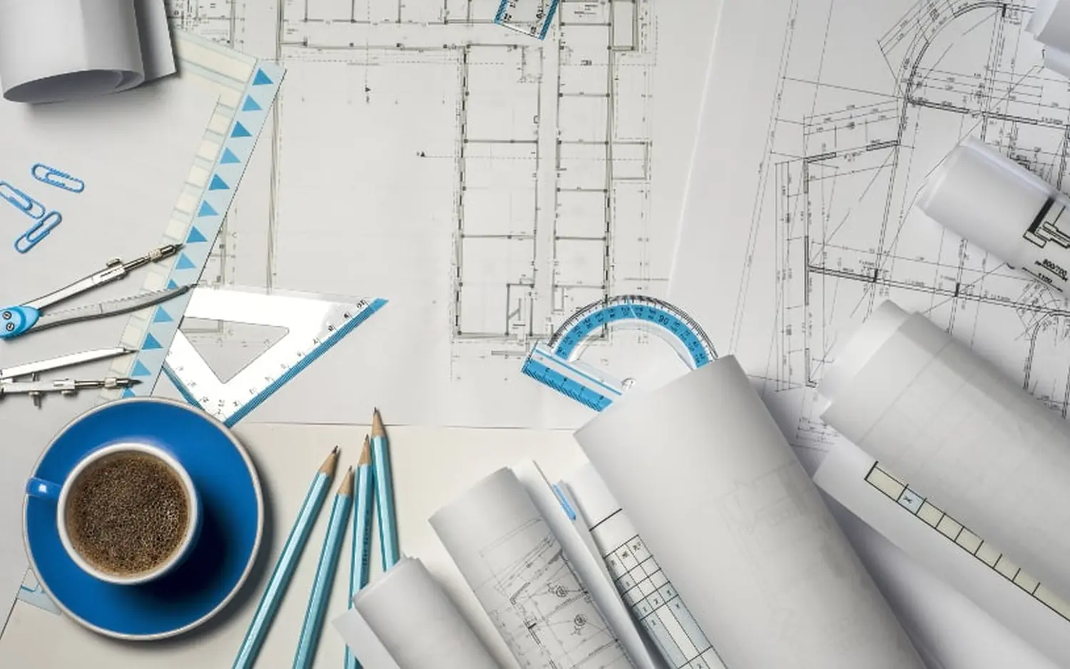 Planungsabteilung aus Architekten und HF-Ingenieuren