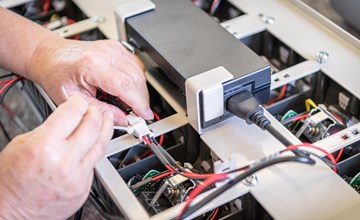 Blechbauteil aus der Produktion