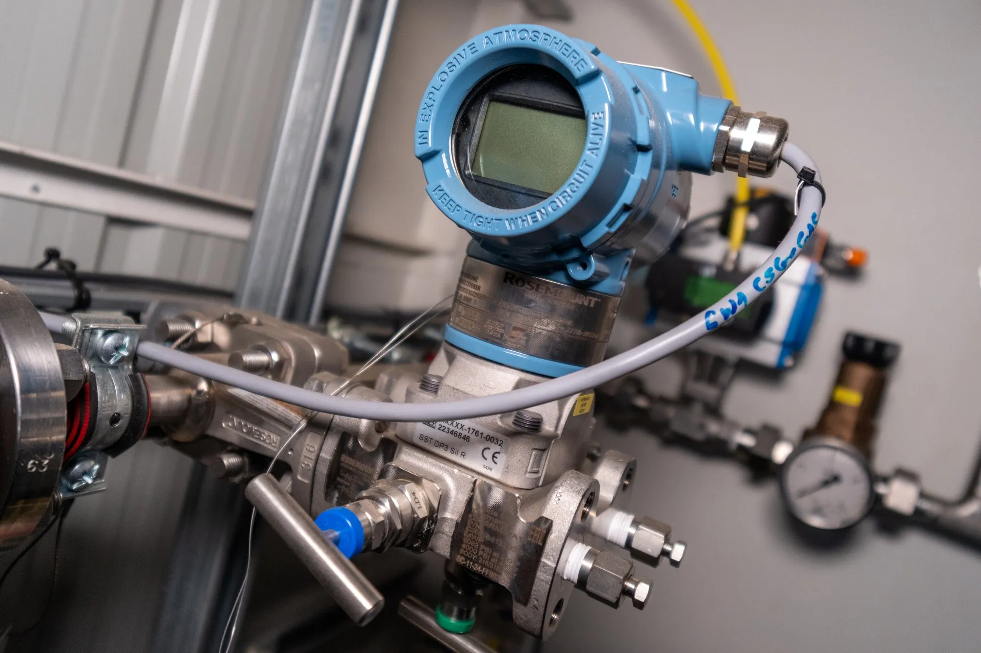 Messtechnik an der Gasleitung