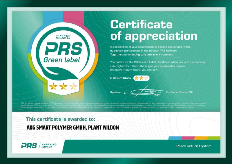 PRS Green Label 2026