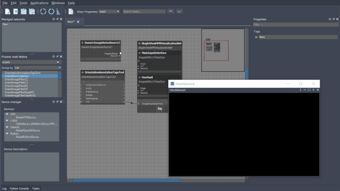 Visuelle Programmierung mit dem Chimaera SDK
