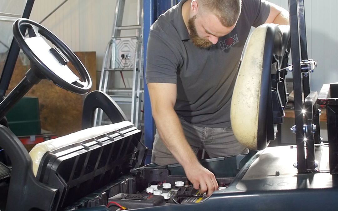 Batterieservice und Wartung