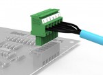 Terminal with 5.08 mm pitch