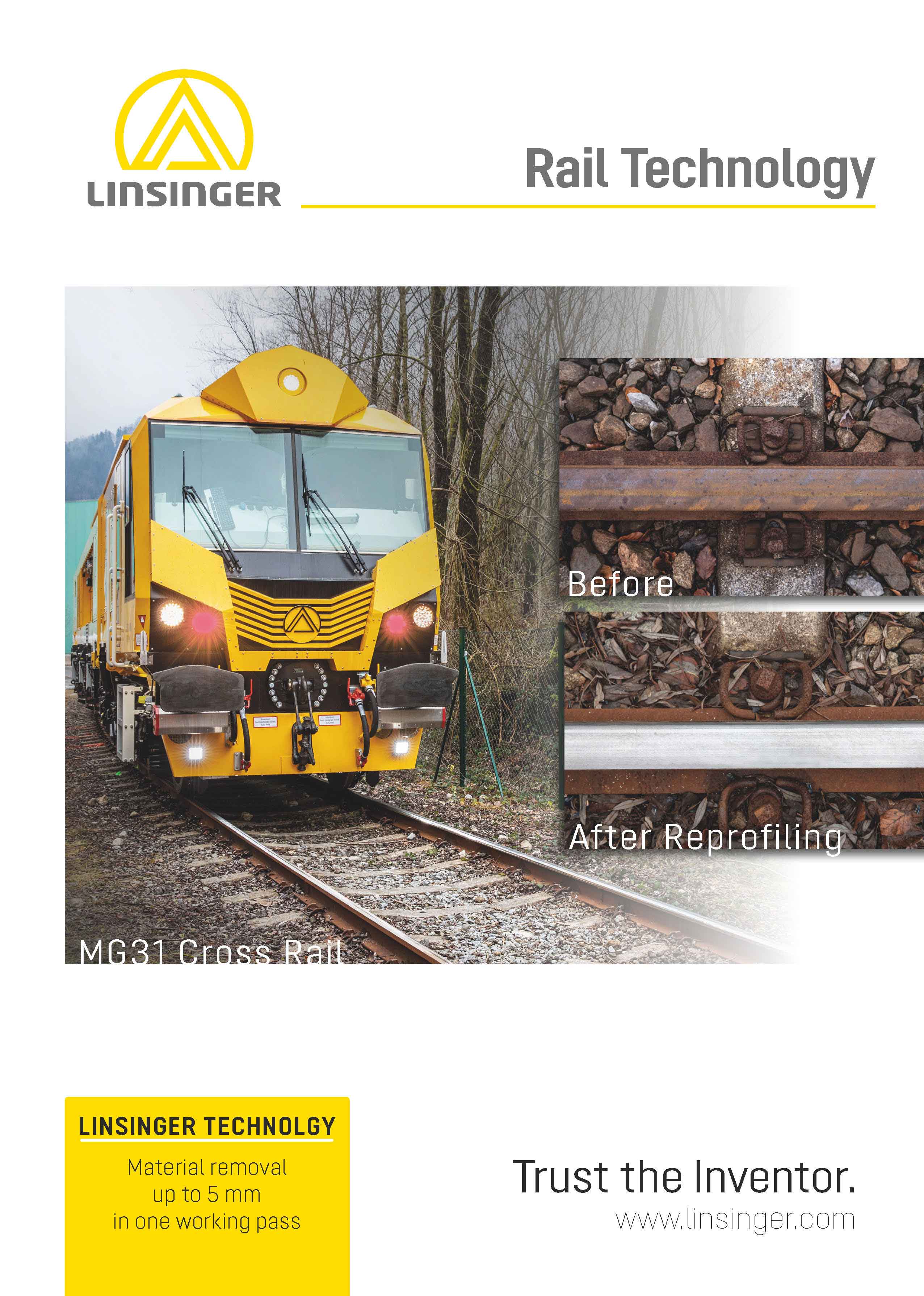 Schienenfräszug MG31
