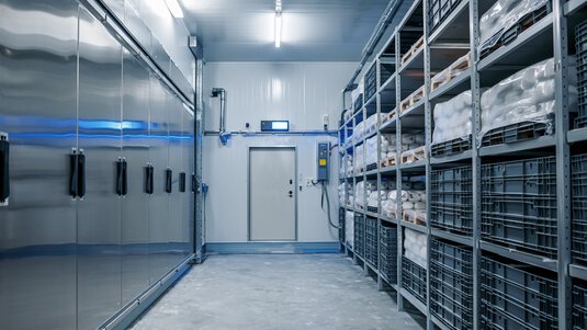 Entfeuchtung in Kühlhäusern und Gefrierräumen