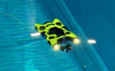 ROV-Inspektion für unterwasserliegende Anlagen und beengte Räume