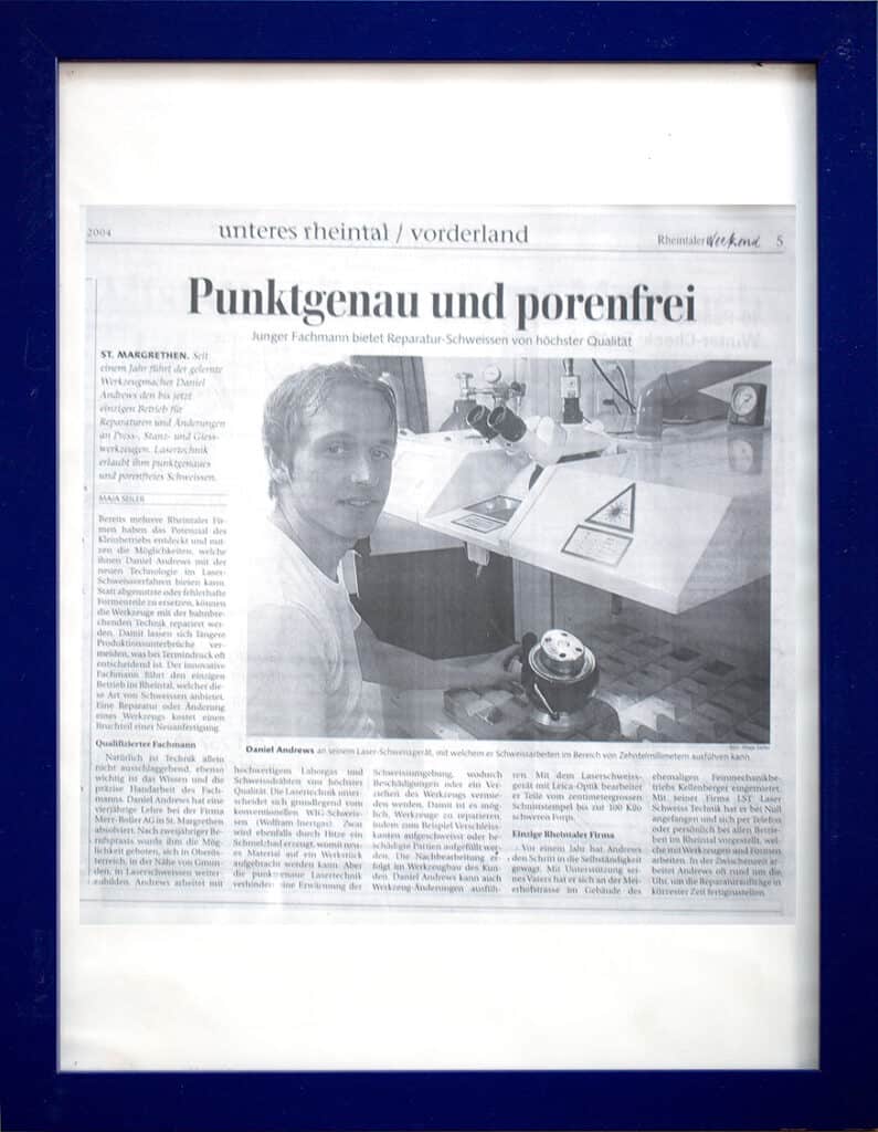 Historische Aufnahme der Firma