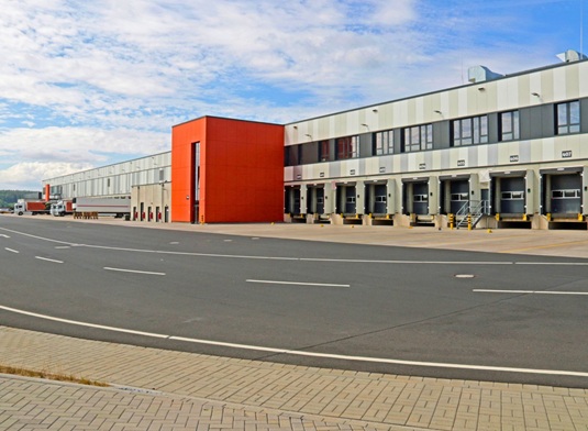 Evaluation of industrial floor, Tegut logistics centre Hünfeld