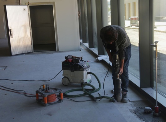 Assessment of water damage, EDEKA store Meschede
