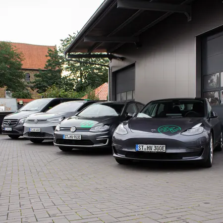 Ladestation für E-Autoflotte