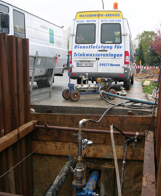 Pressure testing using the accelerated normal method