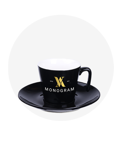 Kaffeetassen mit Logo-Druck