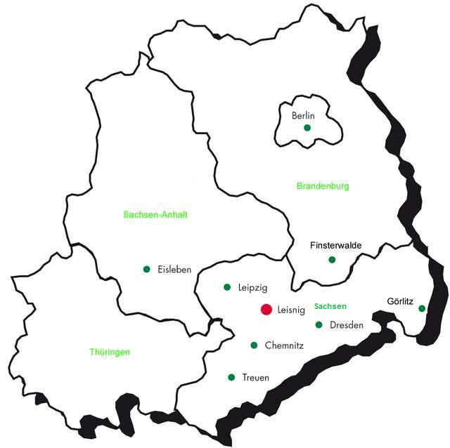 Anfahrtskarte zum Hauptsitz Polkenberg