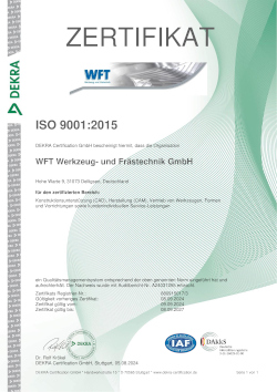 Werkzeuge, Formen und Vorrichtungen