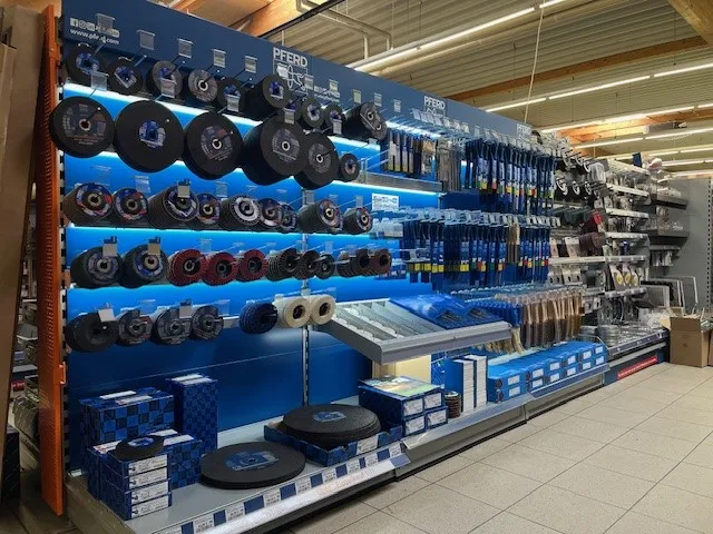 Verkaufsflächen im Handel