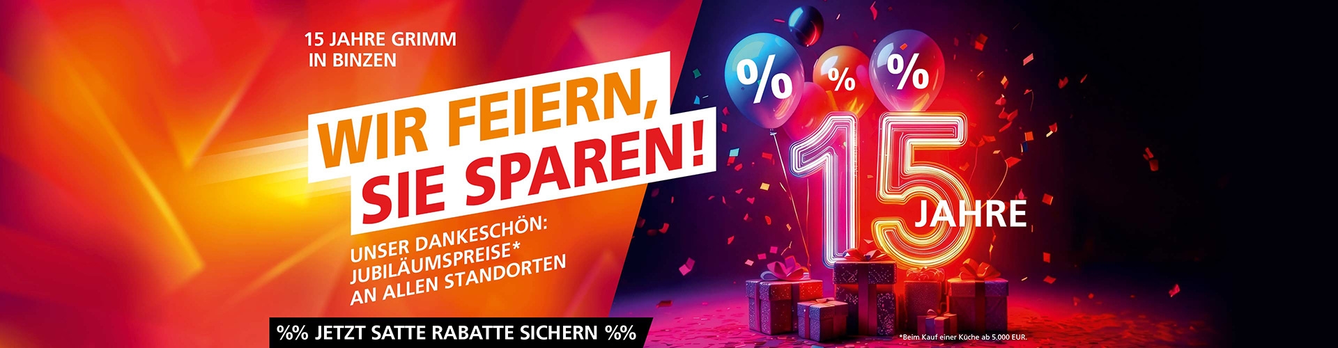 Jubiläum Küchenstudio Binzen