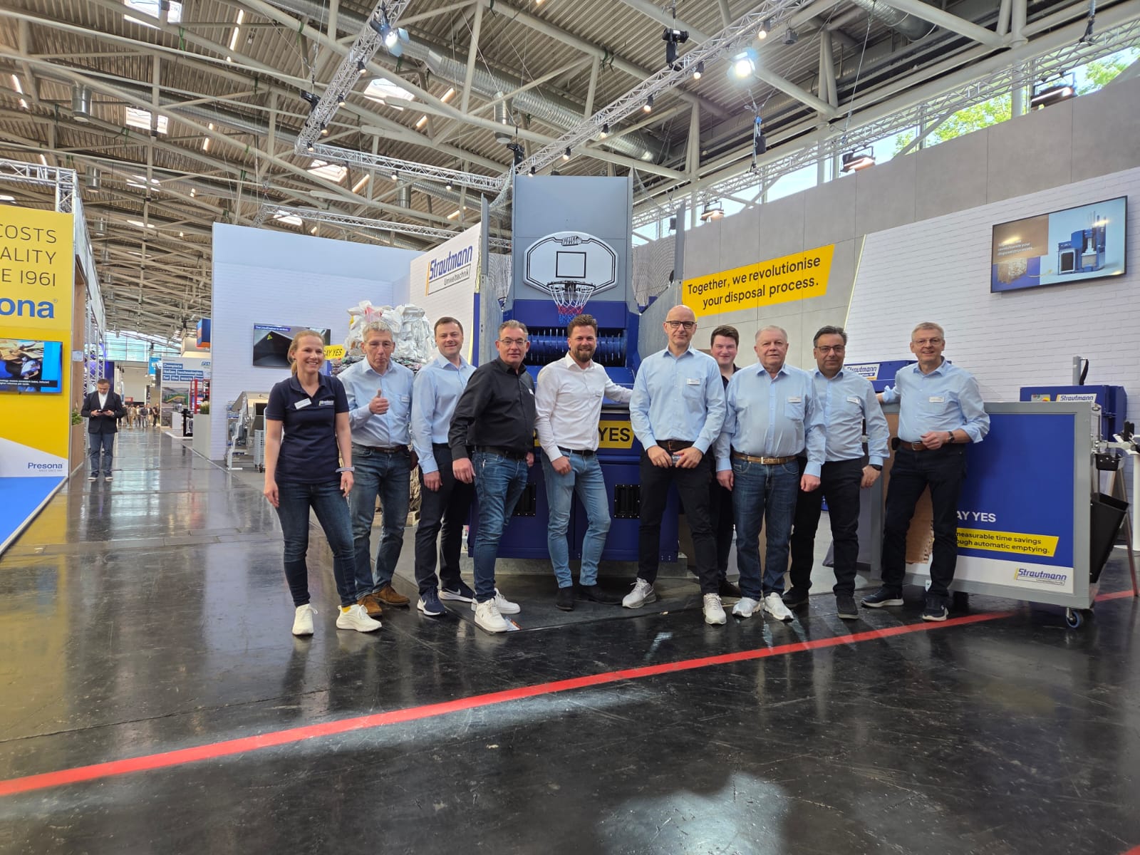 Messeteam auf der IFAT