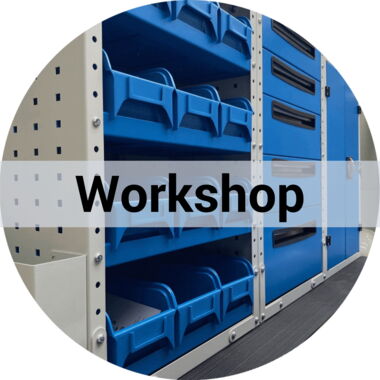 Werkstattmodul (u. a. mit Würth-Einrichtung)