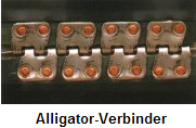Alligator lacing