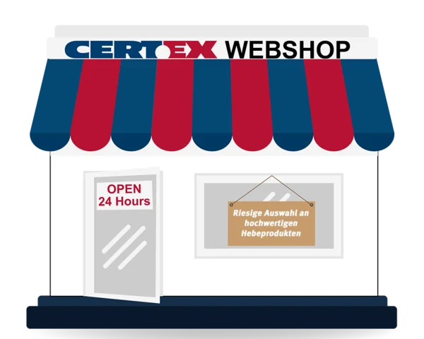 CERTEX Webshop für Hebezeuge und Anschlagmittel