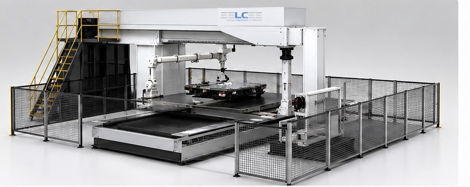QEE-TECH Cell mit Placement-Gantry und Schutzraum