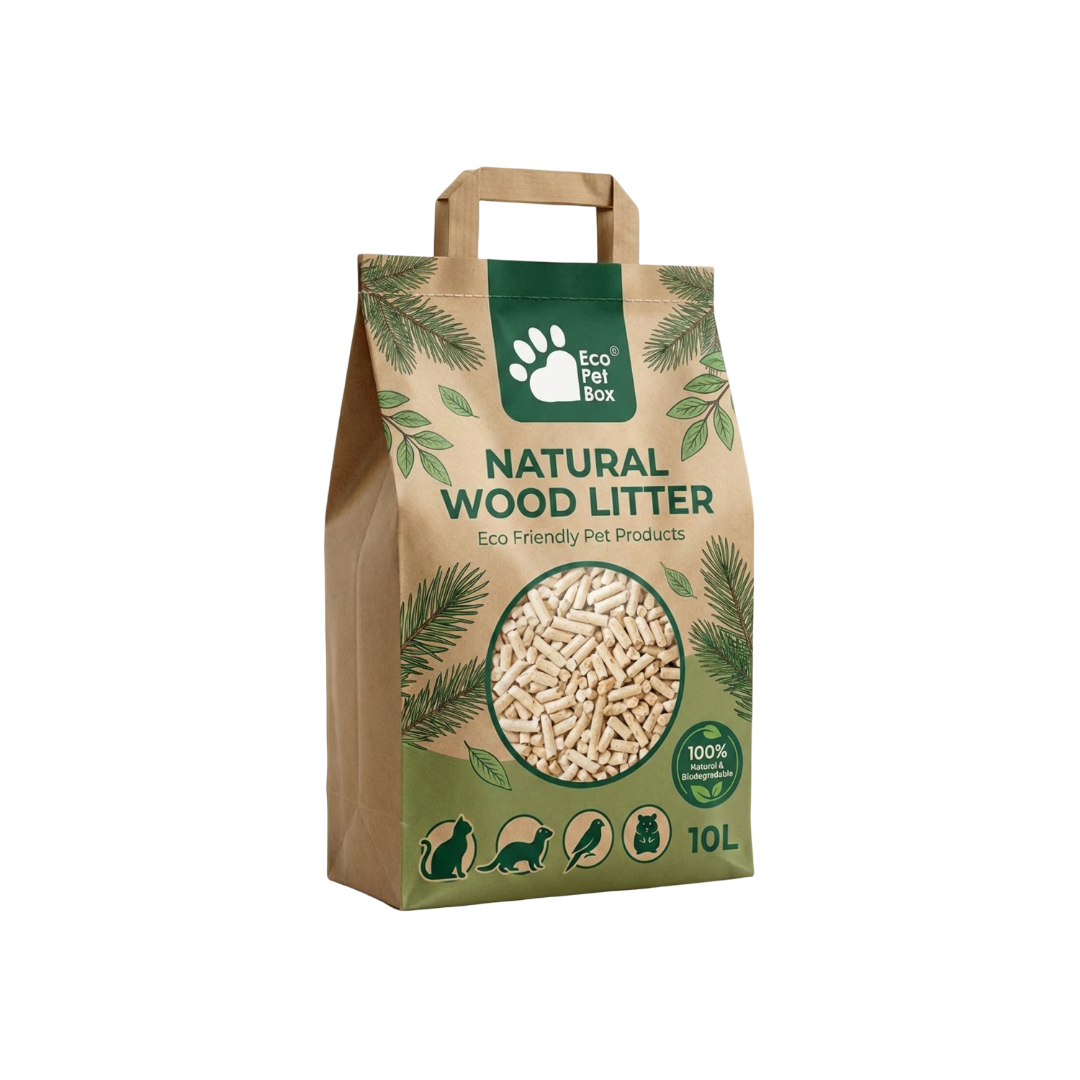 Premium wood cat litter, 10 L