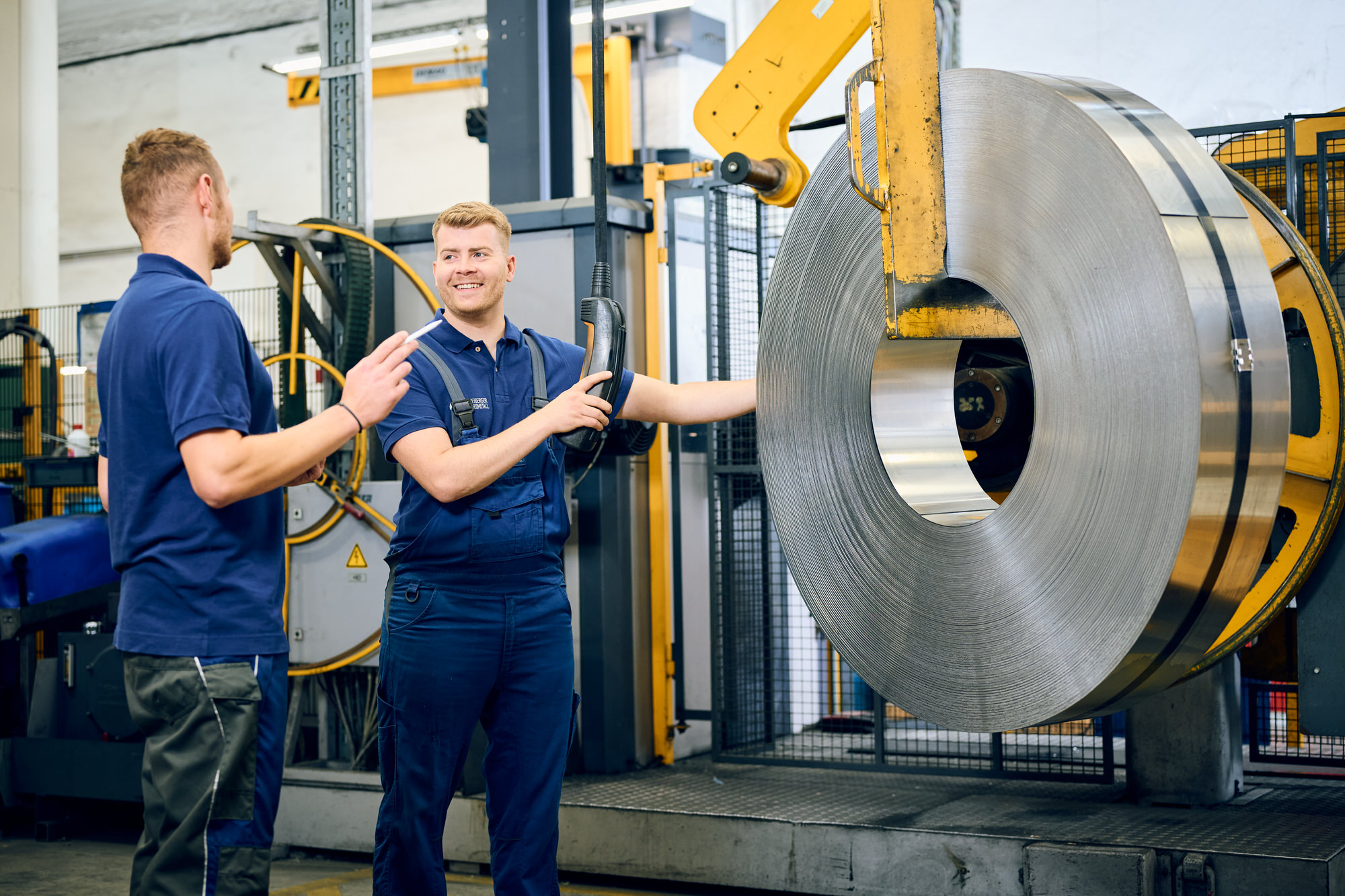 Mitarbeiter in der Produktion