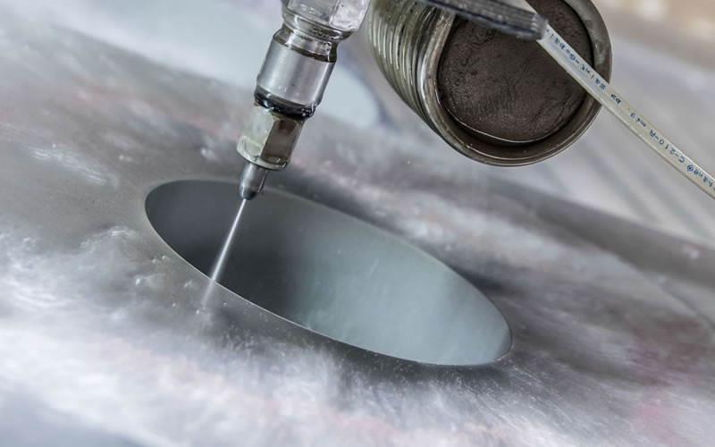 Wasserstrahlgeschnittene Werkstücke